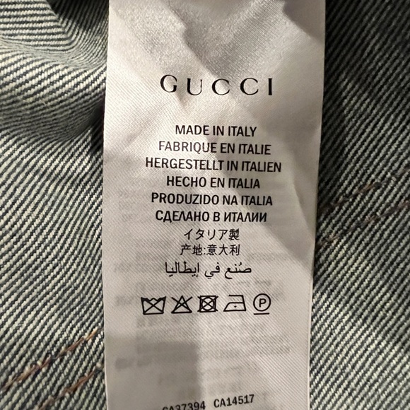 GUCCI Denim Jacket NWT Size: XS | US2, IT38 - Picture 12 of 14